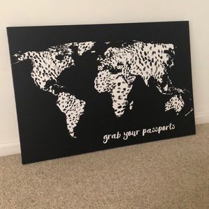 World canvas painting